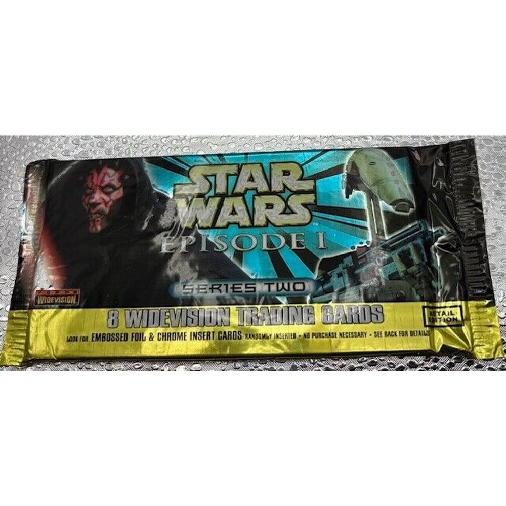 Star Wars Episode 1 Series 2 Topps Widevision Trading Cards Factory Sealed Pack
